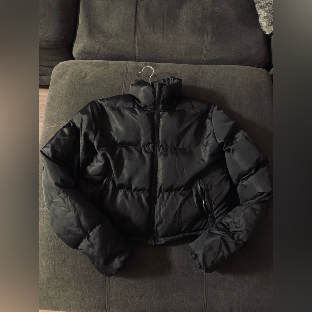 Cropped Puffer Coat